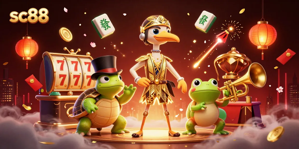 Engage with the exciting world of sc88 casino, featuring vibrant slot reels and charismatic characters.