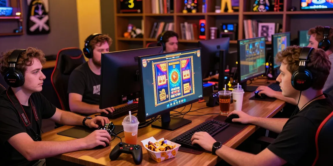 Exciting gaming scene at https://crownnorthill.co.uk/ featuring players engaged in Bonus Buy Slots.