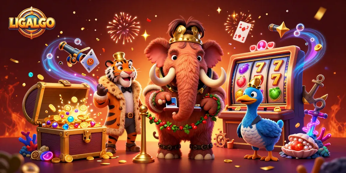 LIGALGO invites players to discover thrilling online slot games with a vibrant bouncer scene.