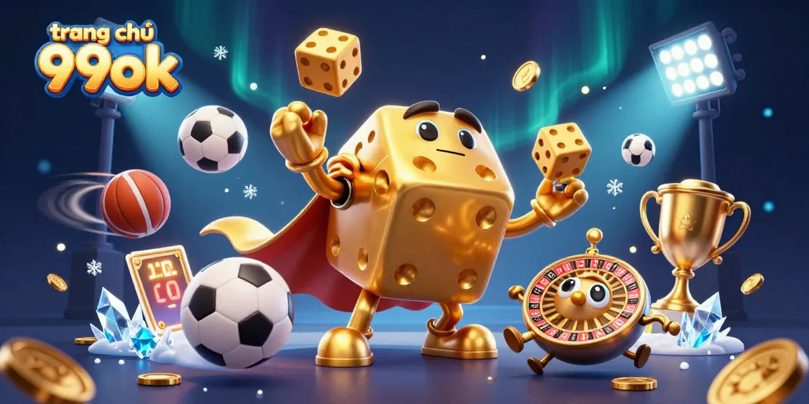 Experience dynamic betting action with trang chủ 99ok, featuring vibrant casino elements and lively characters.
