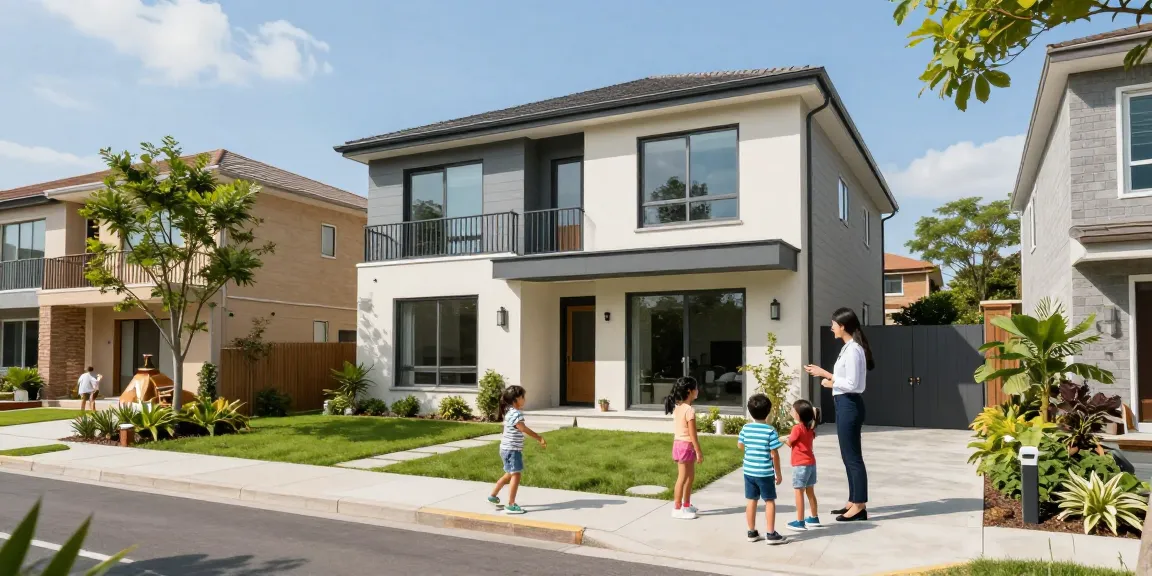 Woning Unie presenta una moderna casa ecológica en un vecindario vibrante con una familia de visita.