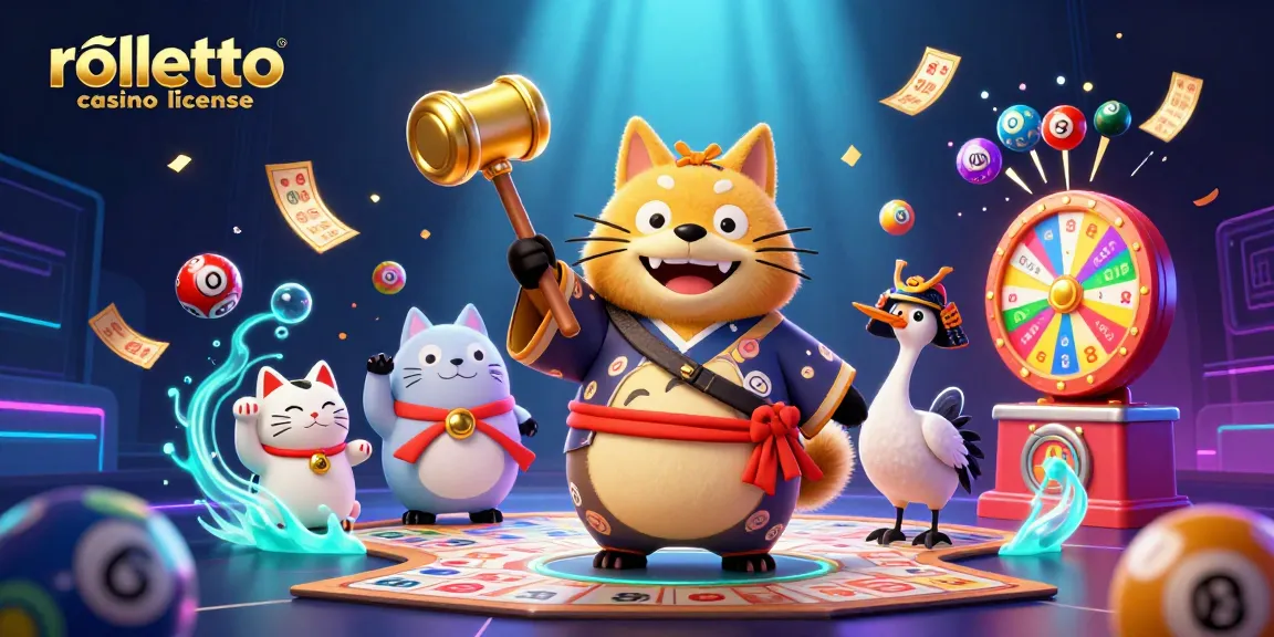 Vivez l'expérience du rolletto casino licence avec un tanuki chanceux et des éléments de loterie.