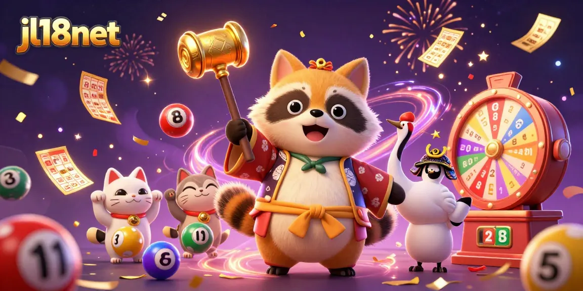 Engage with jl18net's premium gaming experience featuring vibrant characters and dynamic lottery elements.