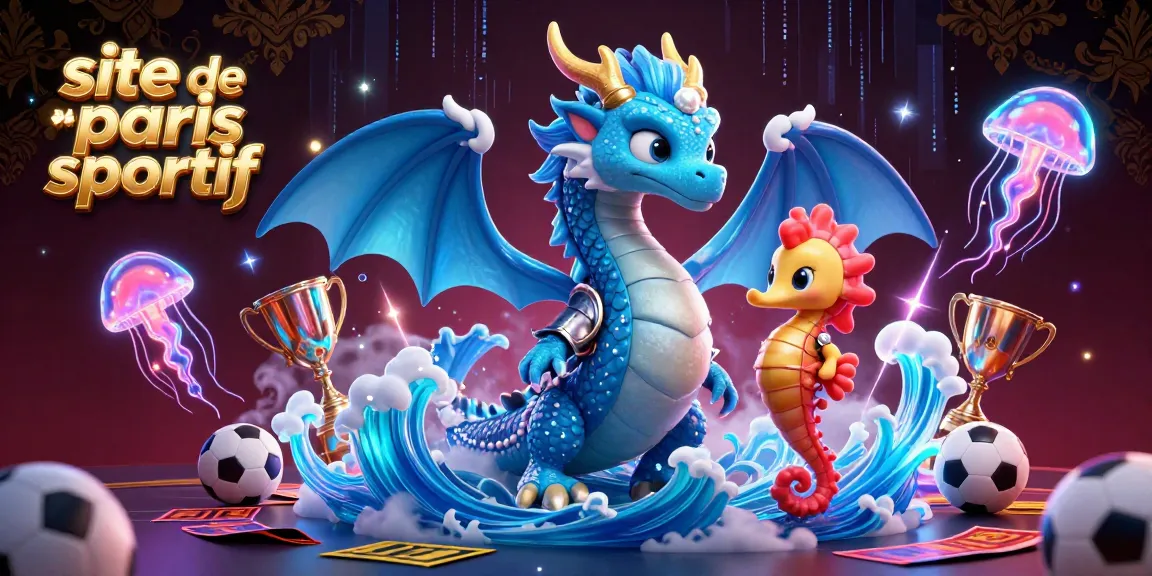 Pariez sur le site de paris sportif avec des dragons marins et des éléments de jeu vibrant.