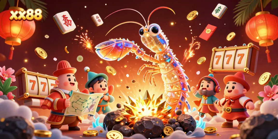 Experience thrilling gameplay at xx88 with vibrant 3D characters and casino elements in a colorful scene.