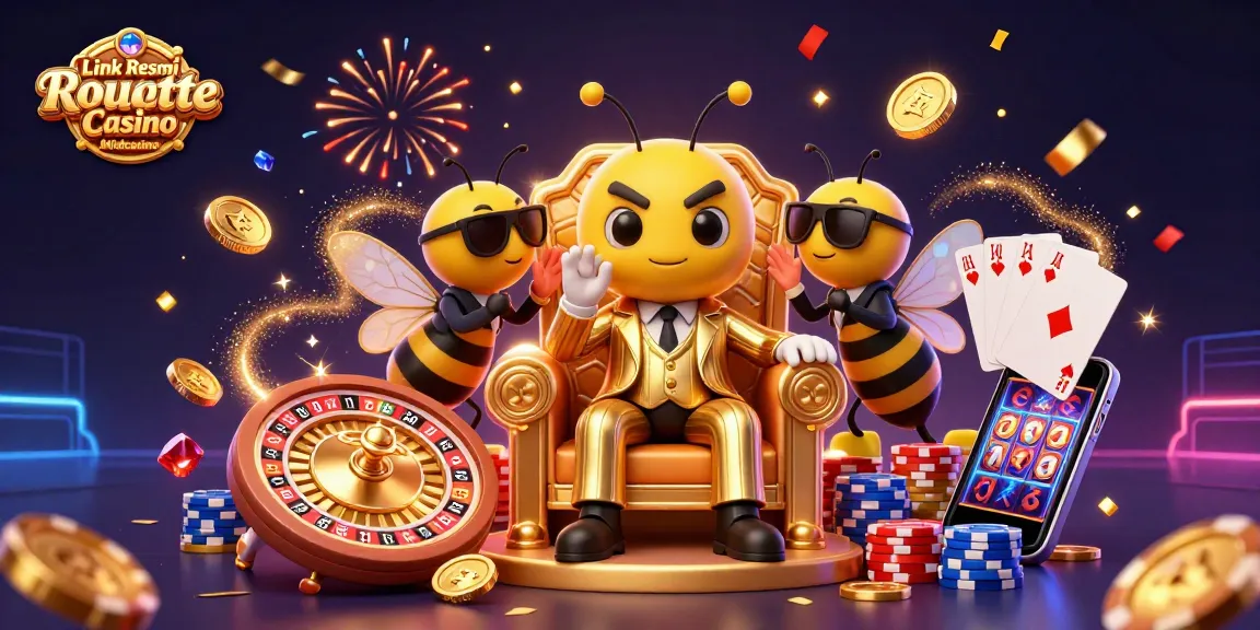 Experience the thrill of Link Resmi Roulette Casino Mildcasino with vibrant casino elements and 3D characters.