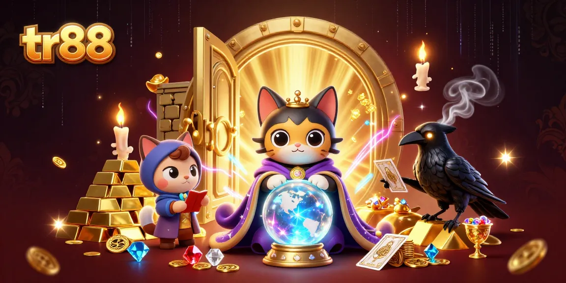 Experience thrilling gameplay and winning strategies at tr88 with captivating fortune teller and raven.