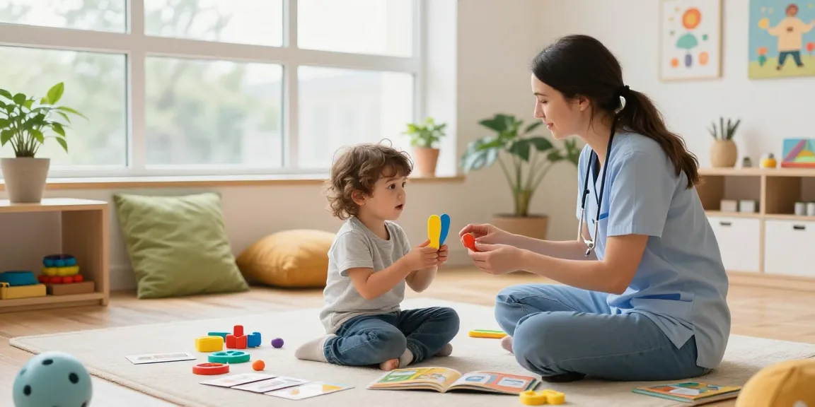 Engaging therapy session showcasing pediatric occupational therapy in Castle Hill speech and ot setting, promoting child development.