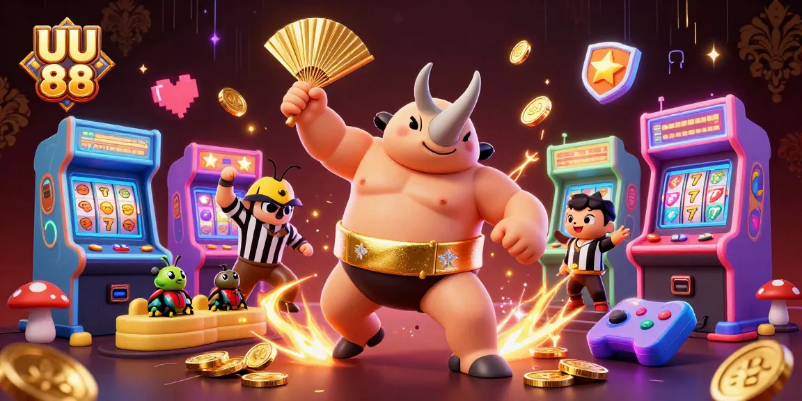 Experience thrilling gameplay at UU 88 with the vibrant cartoon characters and casino elements