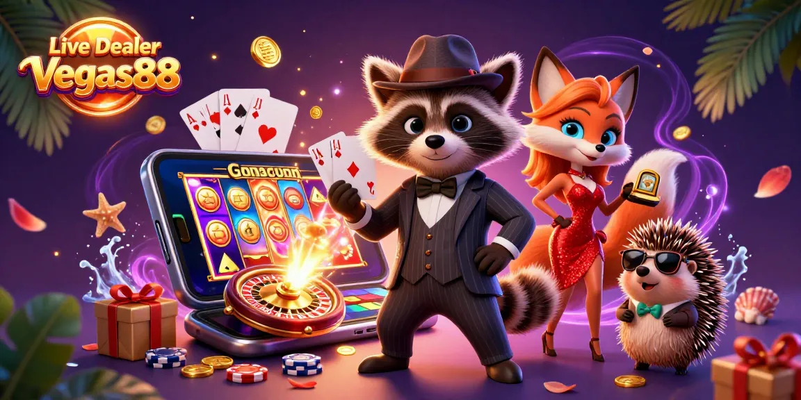 Experience the excitement of Live Dealer Vegas88 with dynamic gameplay and vibrant visuals.
