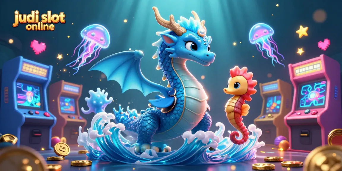 Mainkan judi slot online dengan mesin slot berwarna-warni dan karakter kartun 3D