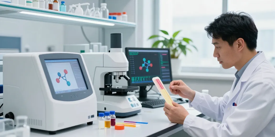 BPC 157 Side Effects in innovative lab setting with layered buccal strip analysis.