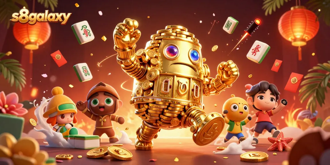 Experience thrilling entertainment at s8galaxy with a vibrant casino-themed illustration.