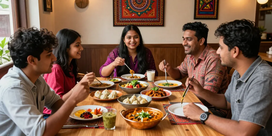 Enjoying authentic rokok88 kari dishes in a vibrant restaurant setting.