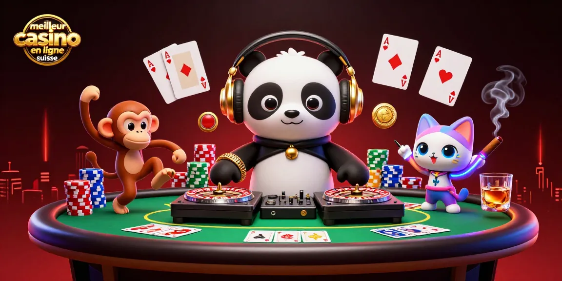 Profitez de l'expérience du meilleur casino en ligne suisse avec notre illustration de jeu dynamique et envoûtante.