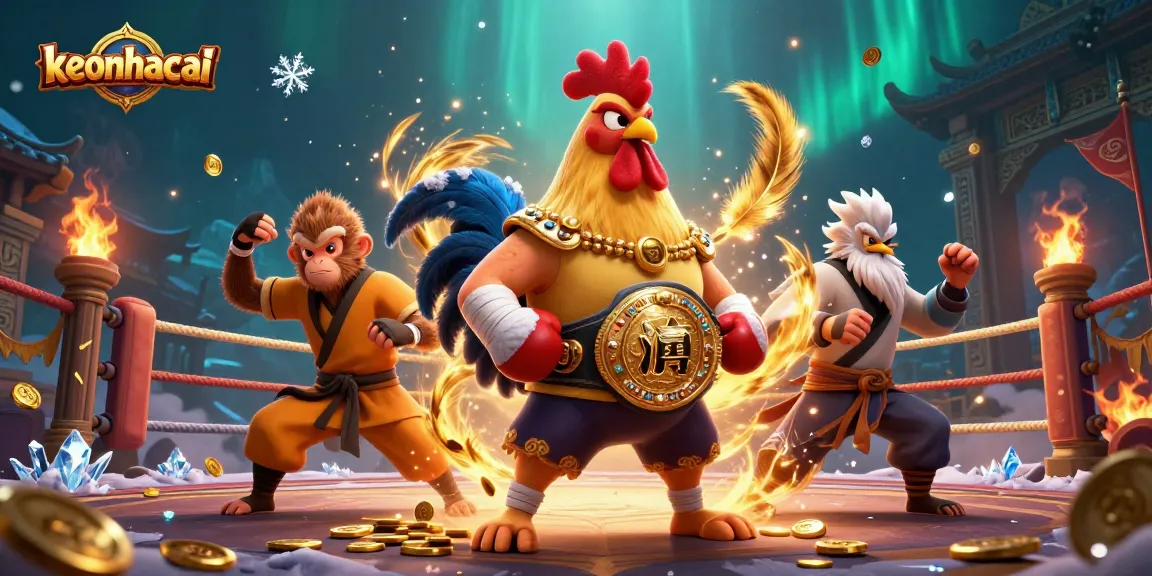 Experience thrilling matches at keonhacai, featuring colorful characters and exciting betting elements.