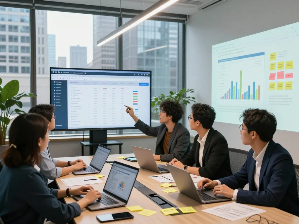 Boost your visibility with expert New York SEO Services in a dynamic office consultation.