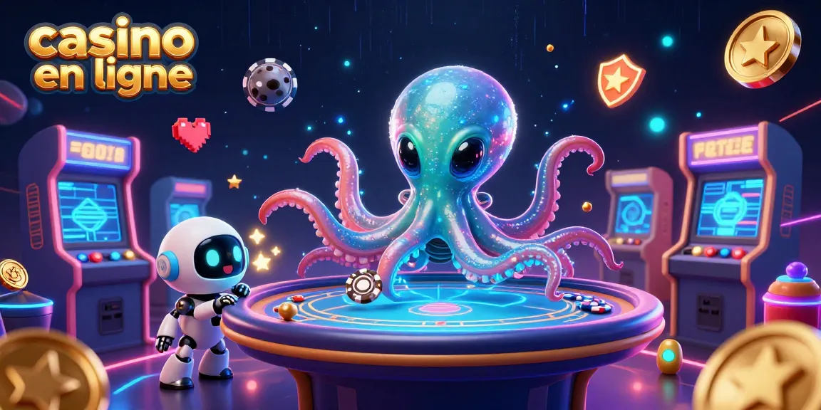 Profitez du jeu de poker en ligne avec ce casino en ligne animé par un extraterrestre.