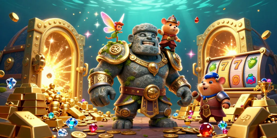 Experience zbet's thrilling casino adventure with animated characters and vibrant slot game elements.
