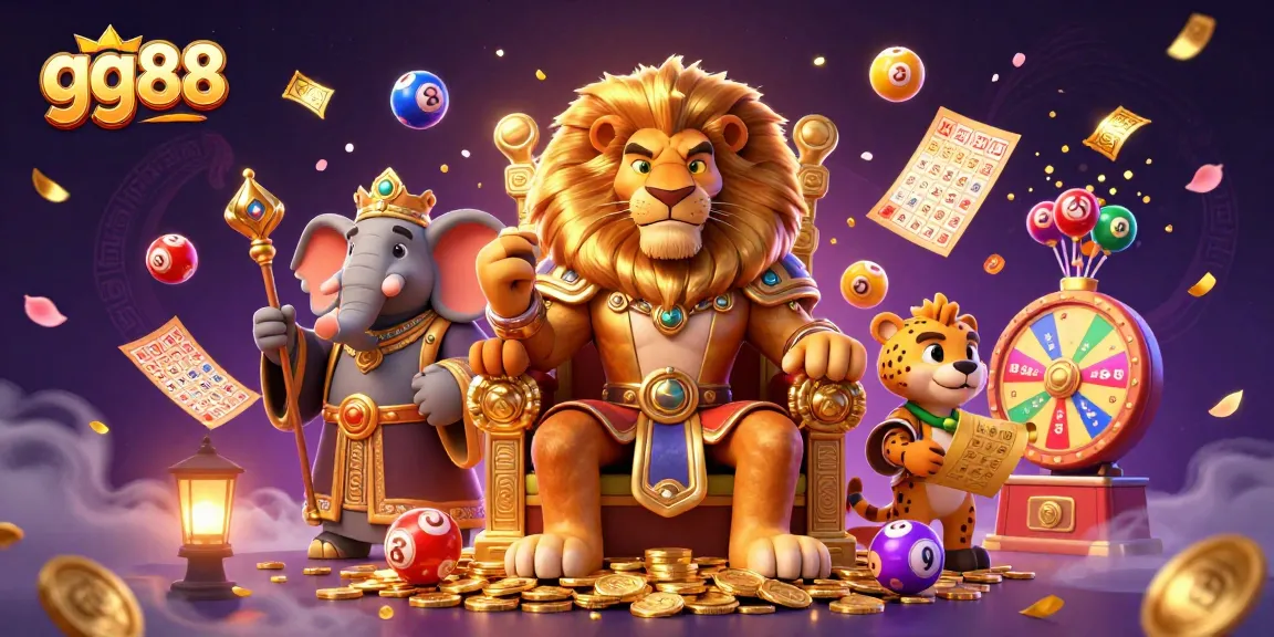 Experience thrilling games at gg88: A lively casino scene showcasing excitement and chance.