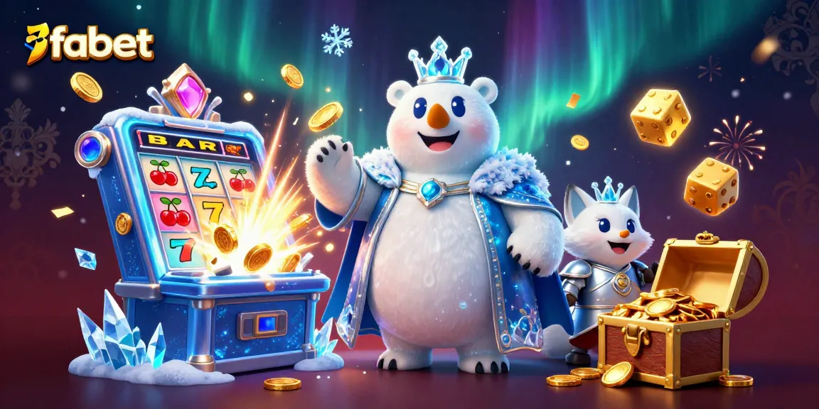 Win big with fabet in a captivating 3D casino illustration featuring explosive jackpots and rich details.