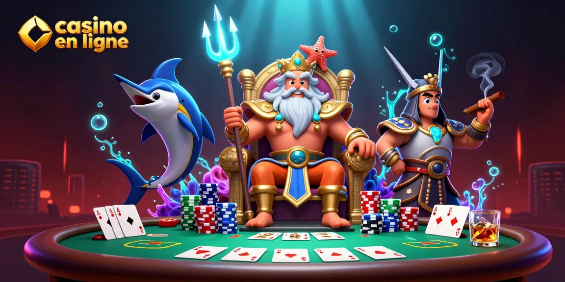 Jouez au casino en ligne et découvrez l'univers coloré de la chance avec Neptune et ses trésors.