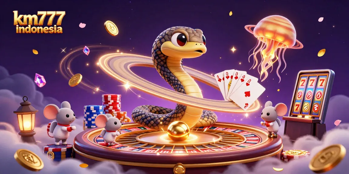 Experience thrilling action at km777 indonesia with vibrant casino games and cosmic characters.