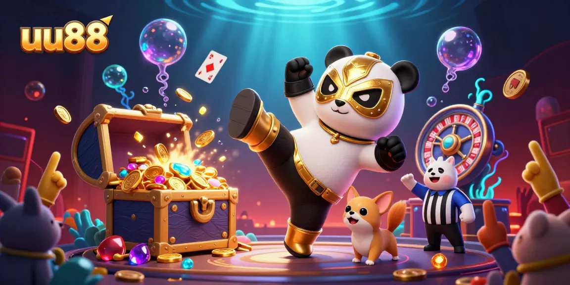Experience the thrill at uu88 with colorful slots and energetic animal fans cheering!