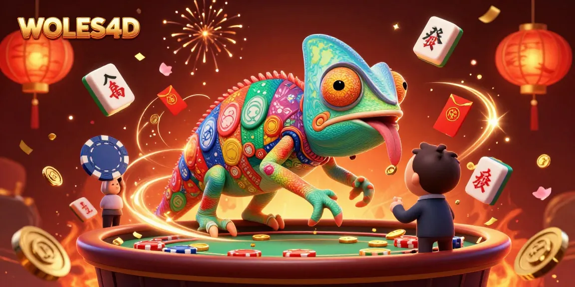 WOLES4D memberikan pengalaman taruhan menarik dengan chameleon kasino yang memikat dan elemen magis.