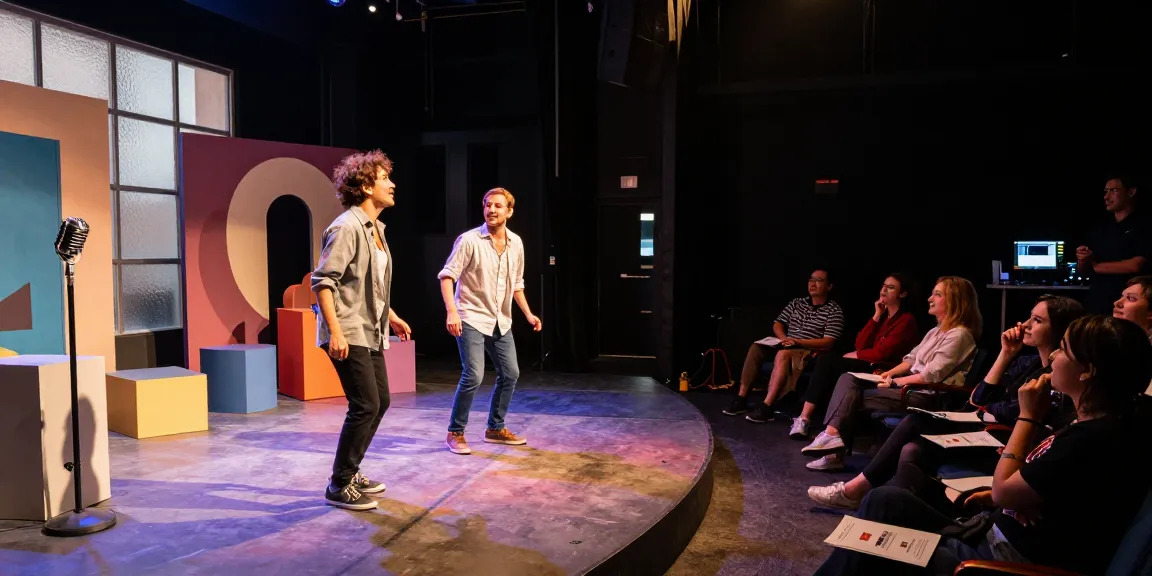 Engaging theatre performance depicting modern entertainment trends at rokok88.