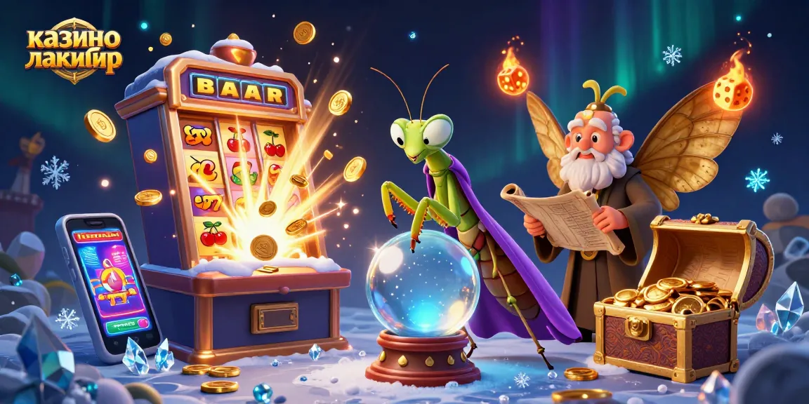Experience thrilling jackpots at казино лакибир with a vibrant illustration of fortune and luck.