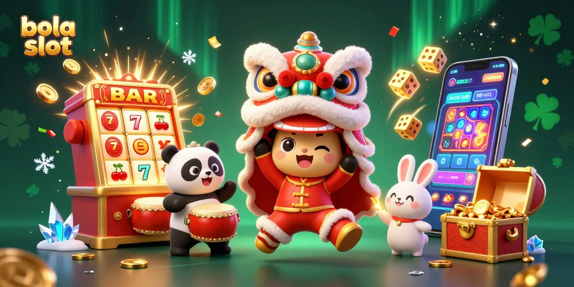 Experience the exciting world of bola slot with vibrant, dynamic gaming elements and engaging characters.