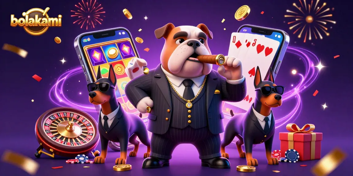 bolakami illuminates the casino world with a mafia bulldog boss and dynamic gambling action