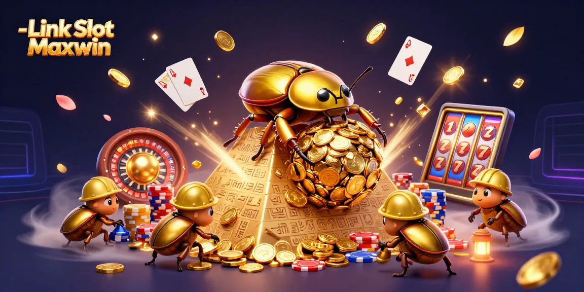 Bermain - Link Slot Maxwin dengan serunya mesin slot dan simbol kasino kuno.