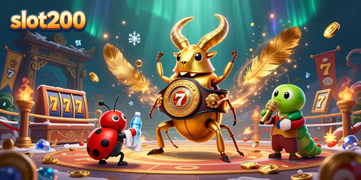 Slot200 menawarkan pengalaman judi slot online dengan karakter kartun menarik dan suasana kompetisi.