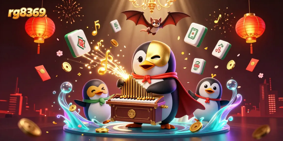 Experience thrilling gaming action with rg8369 in a vibrant 3D casino scene full of coins and excitement.