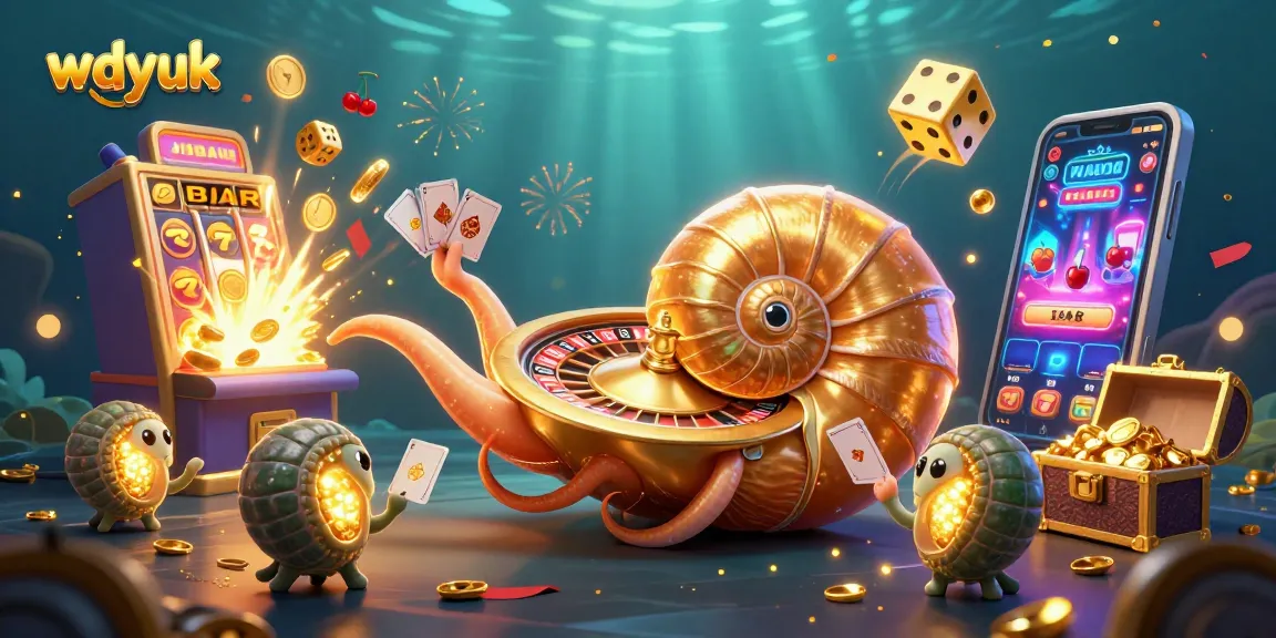 Experience wdyuk's exciting casino game graphics with 3D ancient nautilus and massive jackpots.