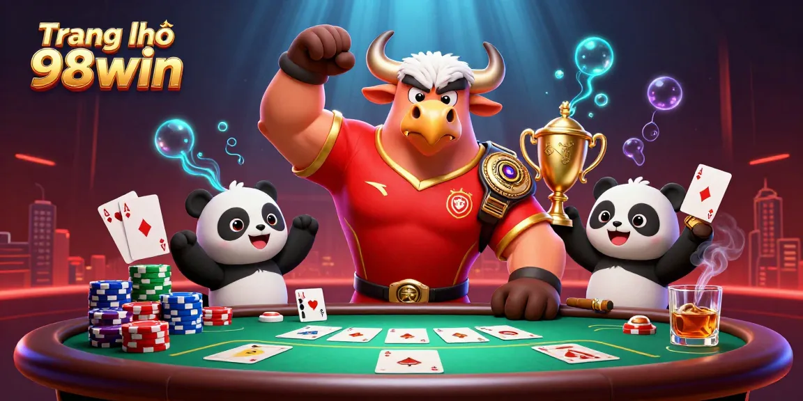 Engage in thrilling gameplay on Trang chủ 98win with dynamic characters and vibrant casino elements.