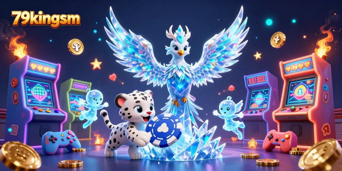 Engage in high-stakes gameplay at 79kingsm, featuring an ice phoenix and enchanted gaming elements.