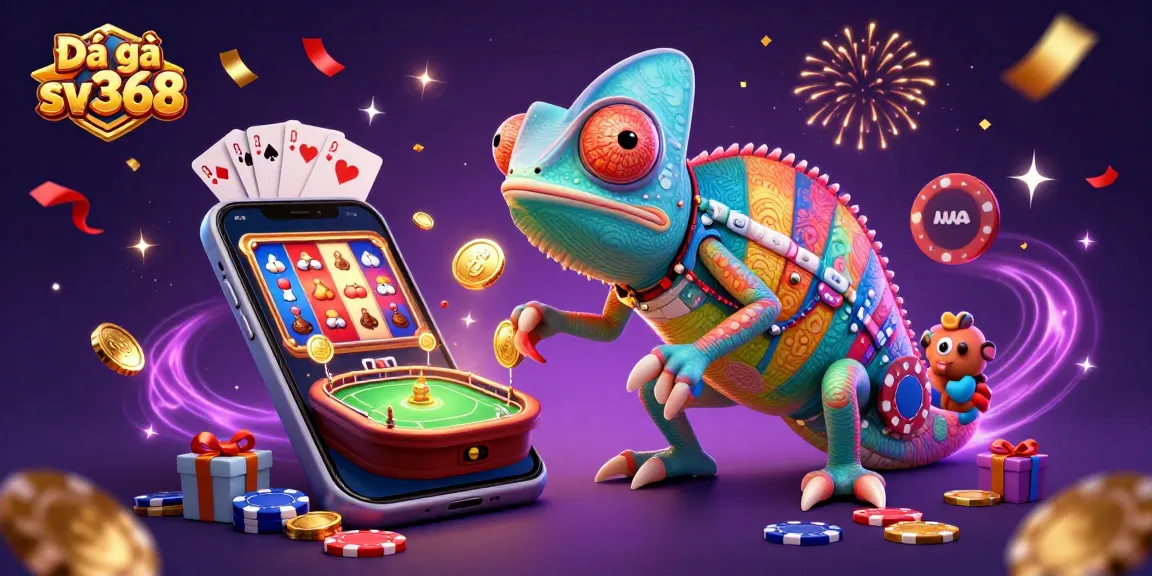 Engage in thrilling cockfighting action at Đá gà sv368 with vibrant casino elements.
