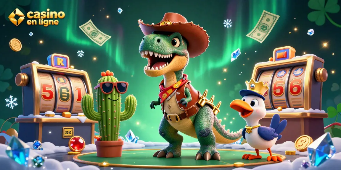 Jouez aux meilleures options de casino en ligne avec des personnages animés et une ambiance festive.