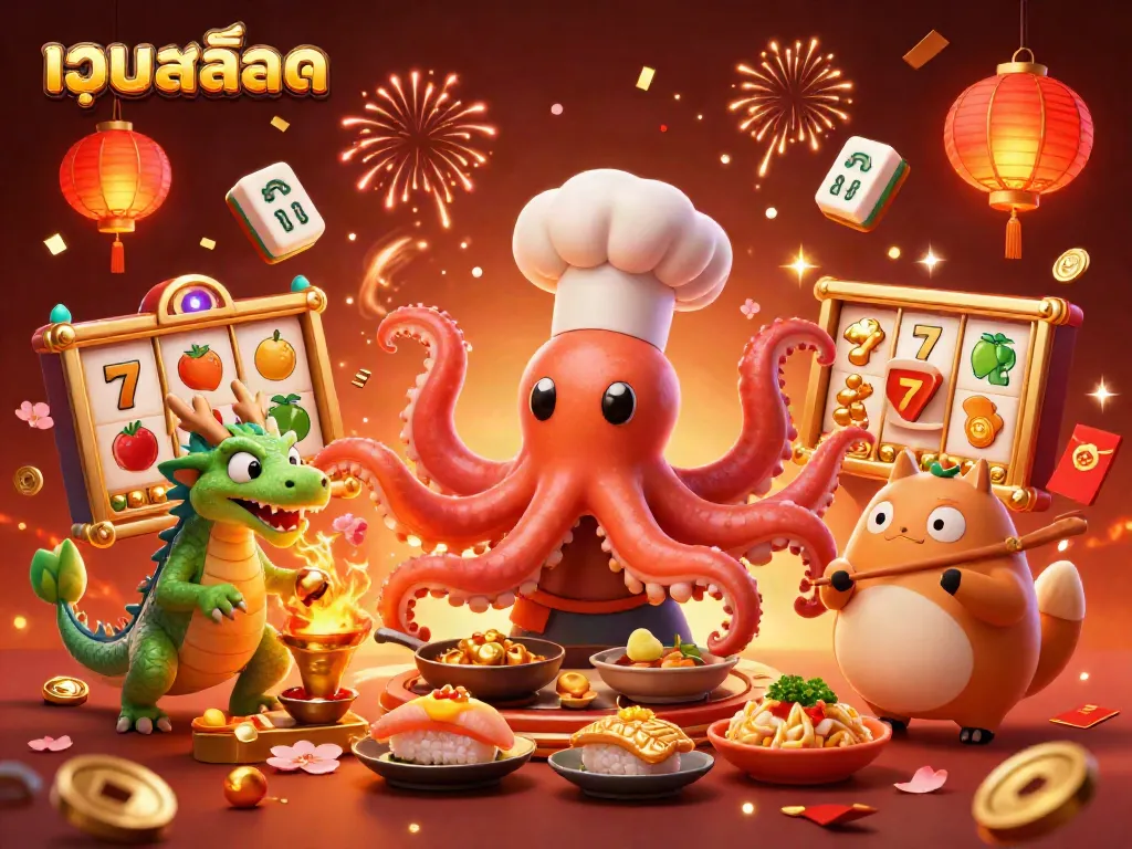 Experience เว็บสล็อต excitement with vibrant 3D characters and action-packed casino themes.