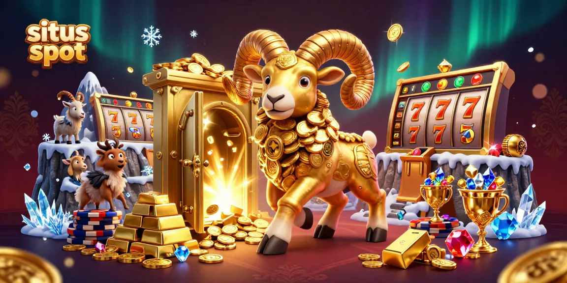 Engage with situs slot in a dynamic 3D casino scene full of treasure and excitement!