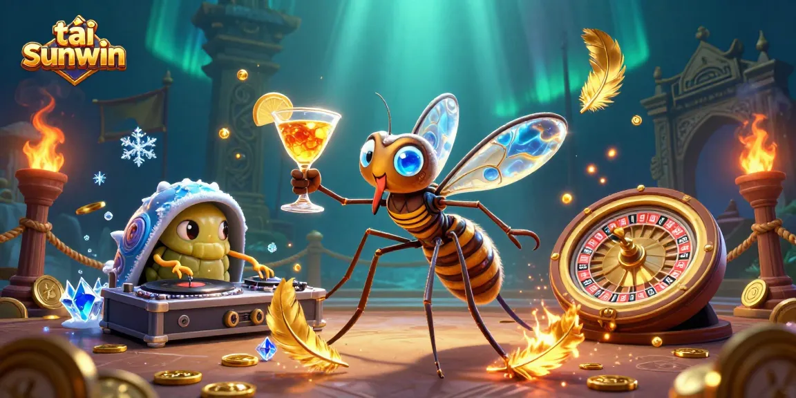 Engage and win with tải sunwin, featuring vibrant casino elements in a dynamic 3D scene.