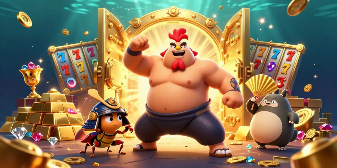 Win big with the kk55 app in a vibrant 3D casino adventure filled with treasures.