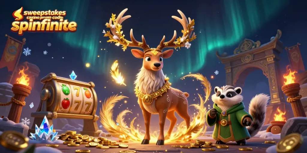 Experience exciting gameplay with the sweepstakes casino promo code spinfinite for free coins and bonuses.