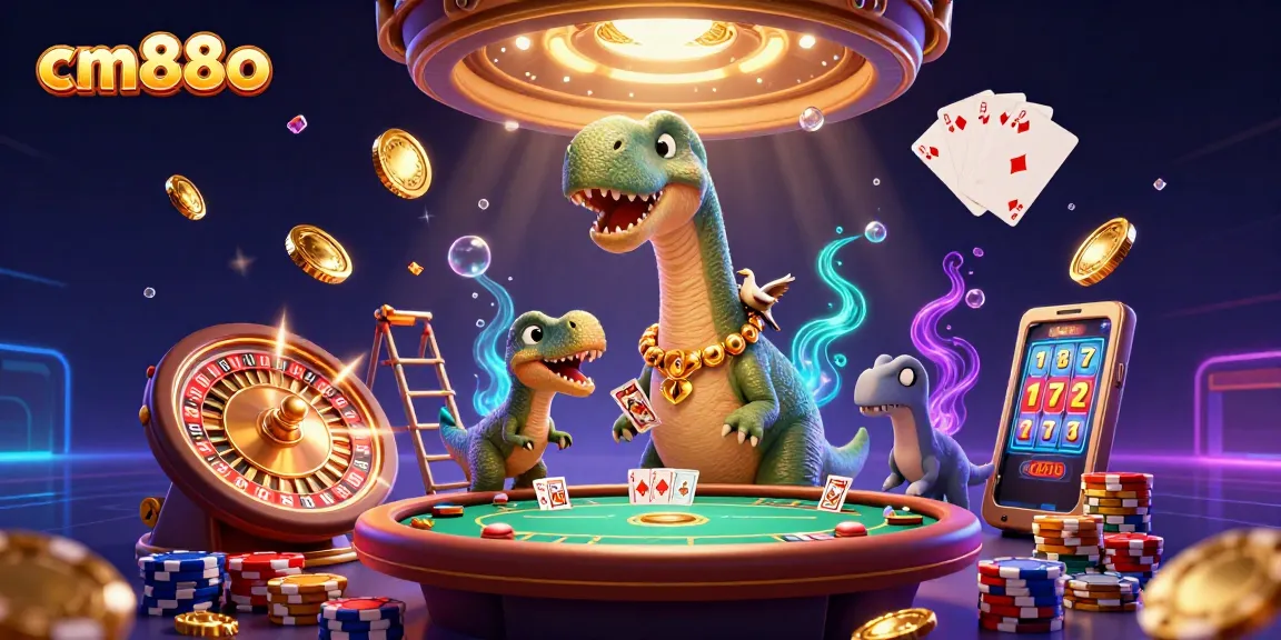 cm88o invites players to a vibrant casino scene with animated characters and exciting game elements.