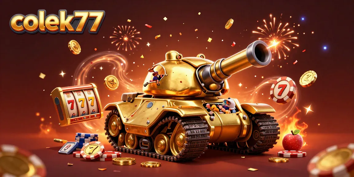 Engage with colek77's vibrant slot gaming experience featuring a dazzling golden beetle casino.