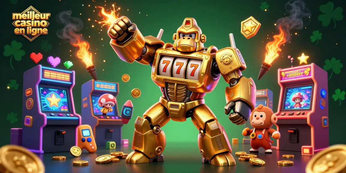 Découvrez le meilleur casino en ligne avec cet art 3D riche en action et couleurs vibrantes.