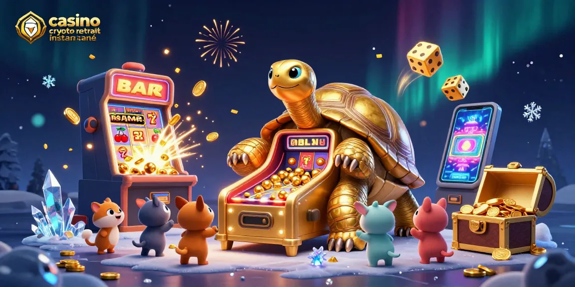 Jouez aux jeux de casino sur les plateformes avec des retraits instantanés de crypto-monnaies.